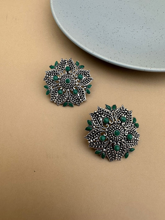 Adelia Earrings green