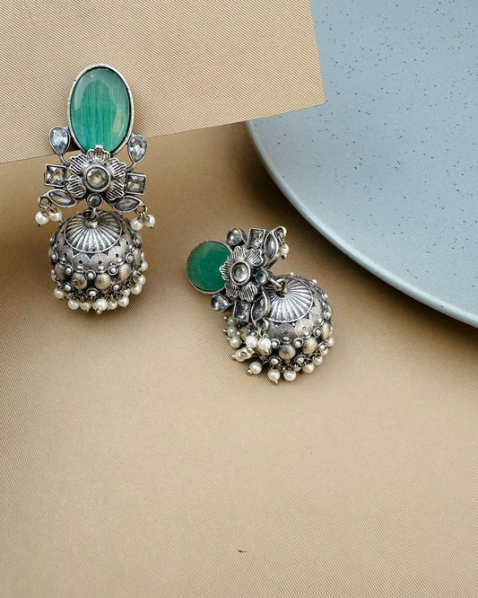 Tríona Earrings sea green