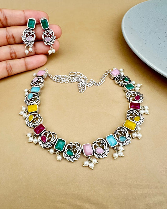 Camila Necklace Set Multi