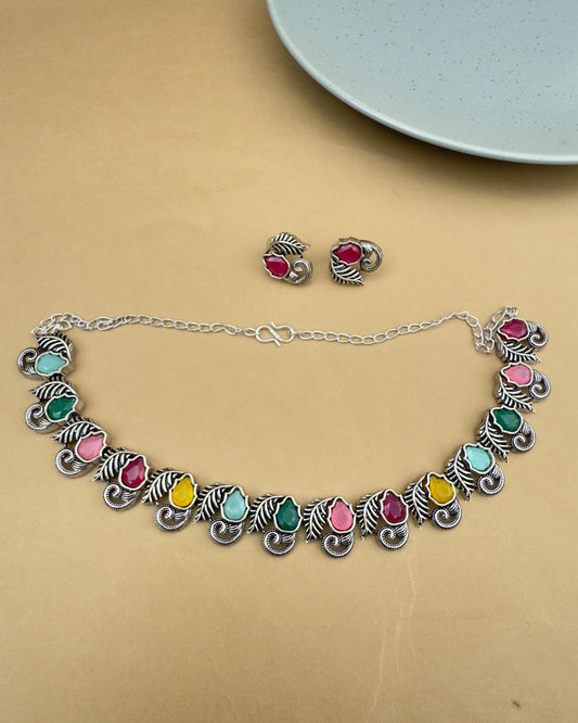 Lisette Necklace Set Multi