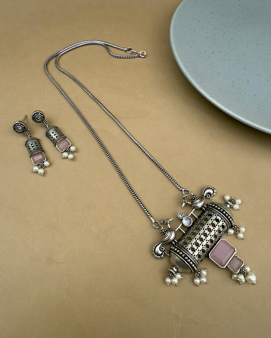 Raila Pendant Set Pink