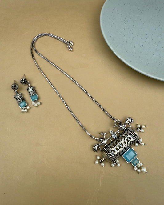 Raila Pendant Set Blue