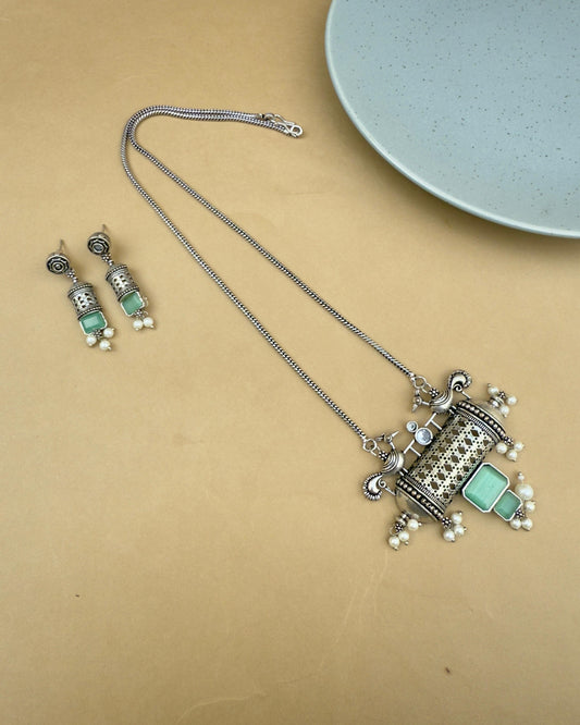 Raila Mala Set Sea Green
