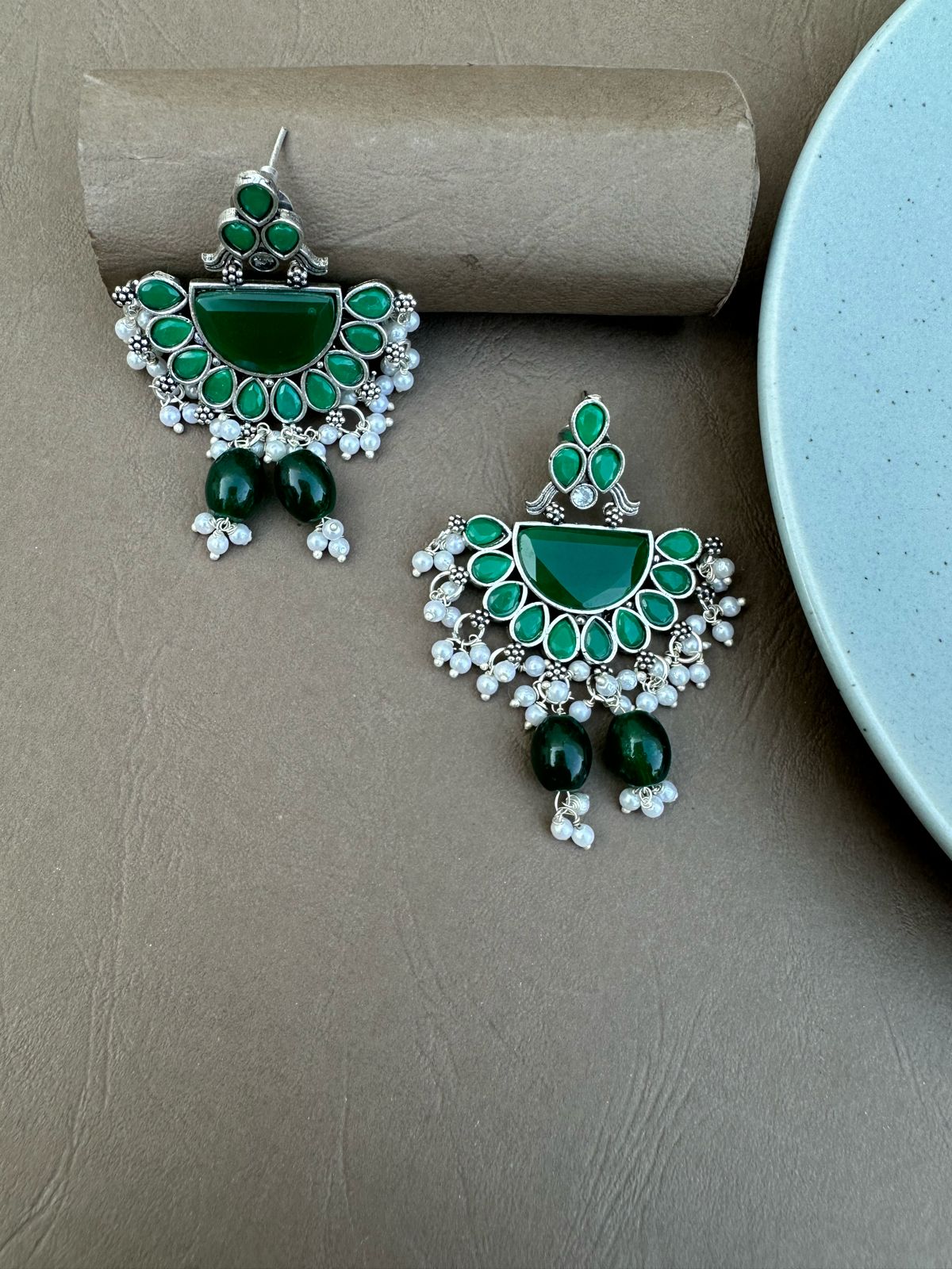 Abnus Earrings green